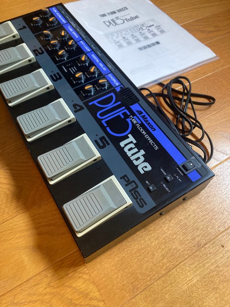 【希少 完動品】Maxon PUE5 Tube ビンテージ マルチエフェクター