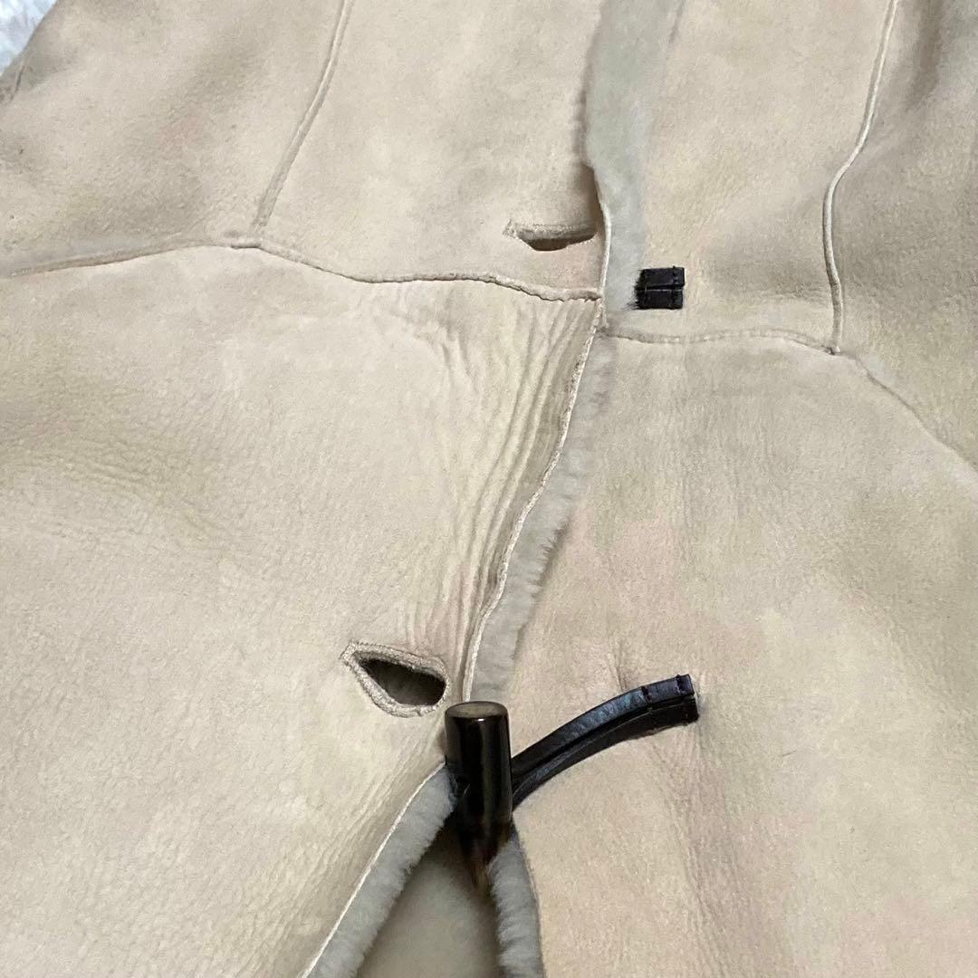 【EMMETI】リアルムートン ダッフルコート イタリア製 ４０サイズ