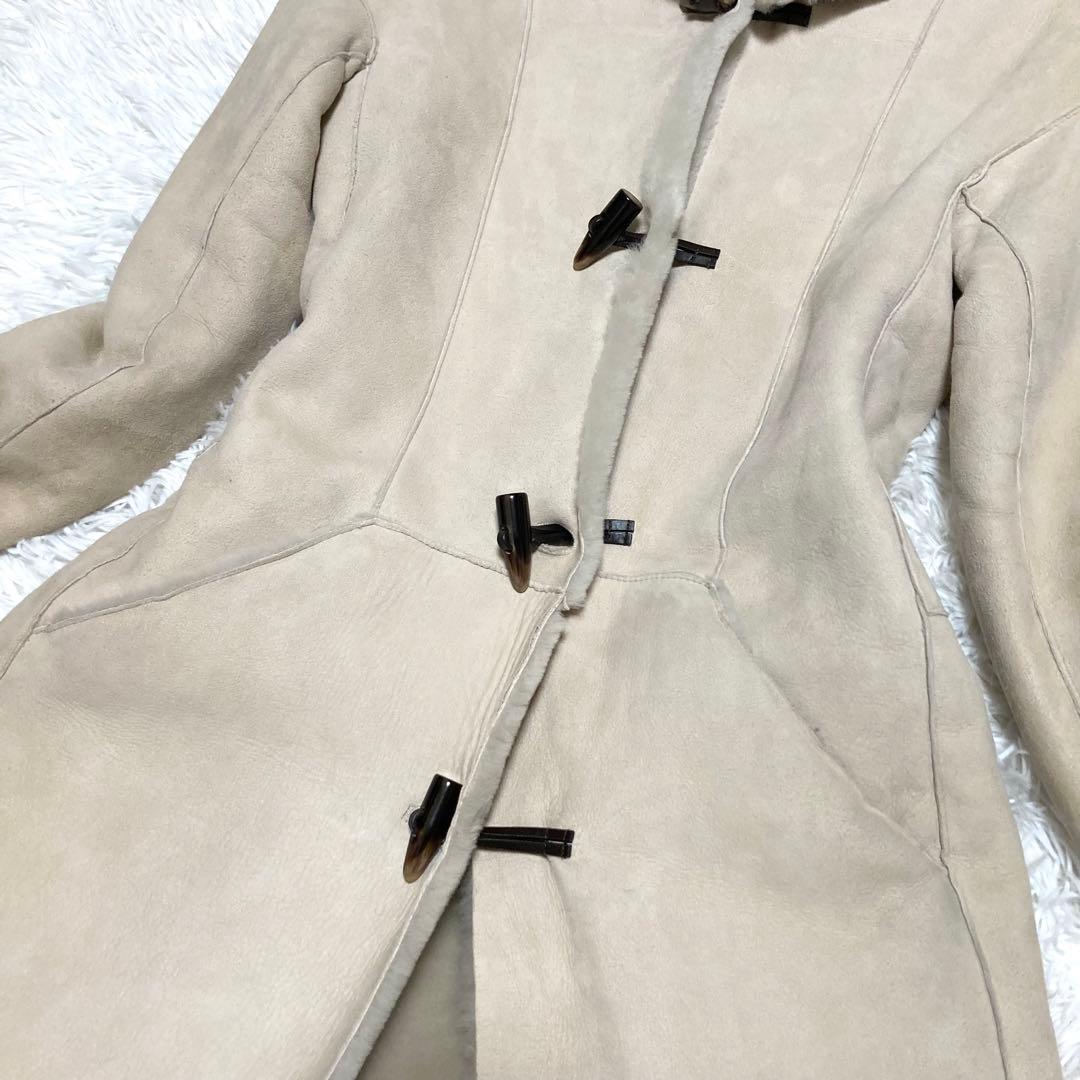 【EMMETI】リアルムートン ダッフルコート イタリア製 ４０サイズ