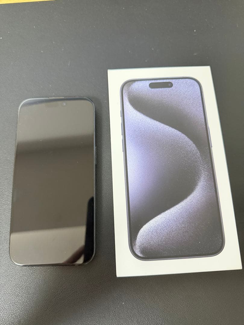 Apple iPhone 15 Pro Blue Titanium USA 無音