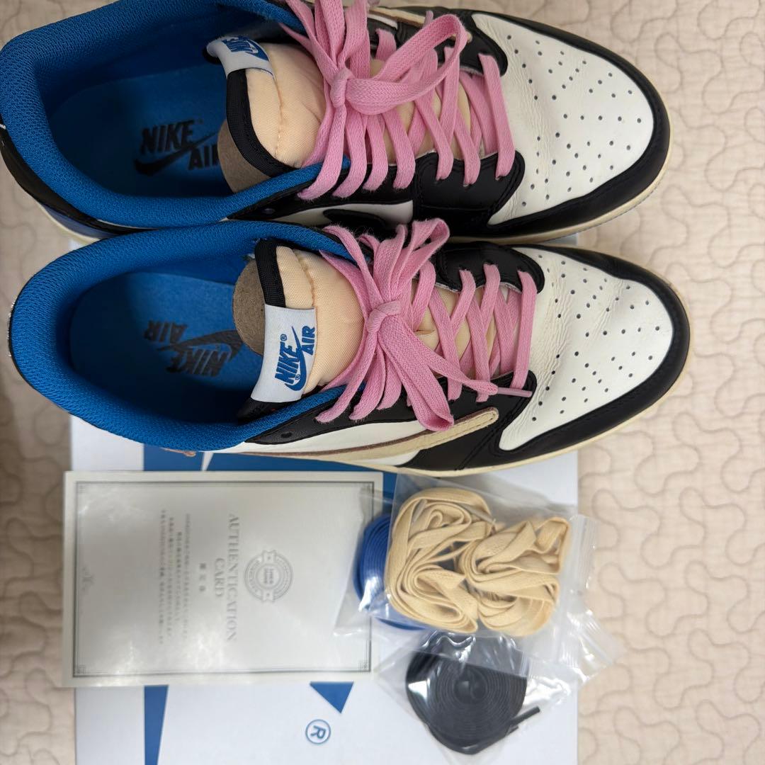 トラヴィススコットxフラグメントx Air Jordan 1 low