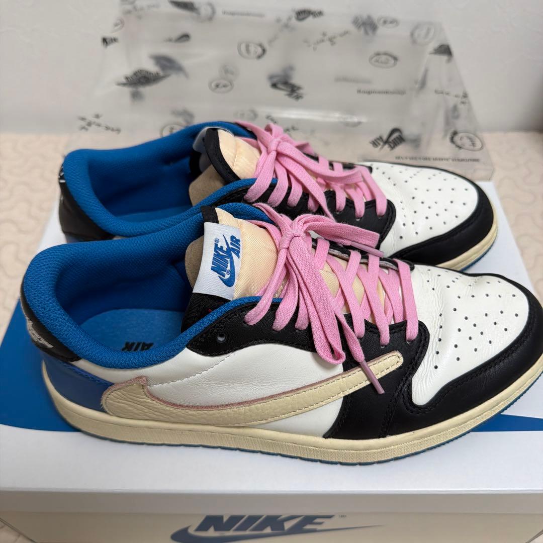 トラヴィススコットxフラグメントx Air Jordan 1 low