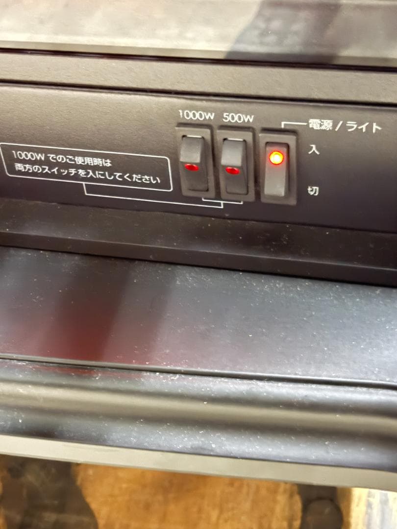 【動作確認済】ワイド暖炉型ファンヒーター BK18　2018年製 擬似炎ストーブ