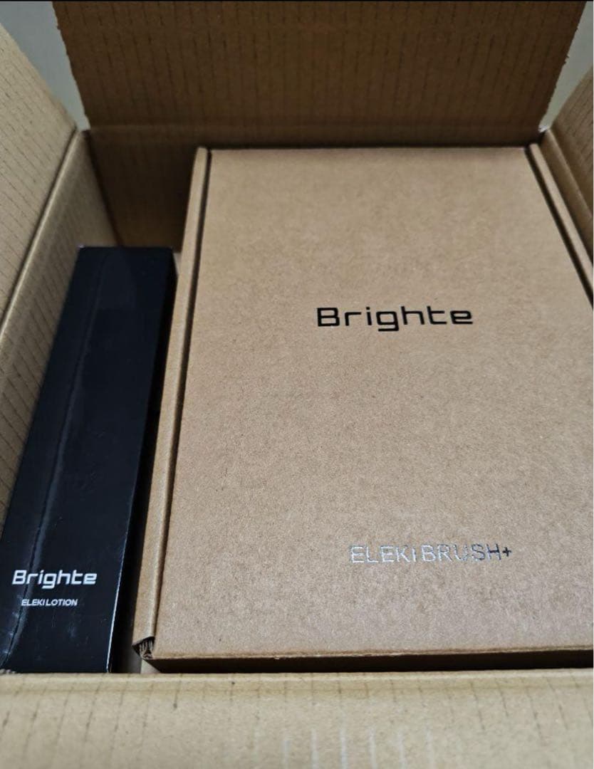 ボディ・フェイスケア Brighte ELEKI BRUSH+ & ELEKI LOTION