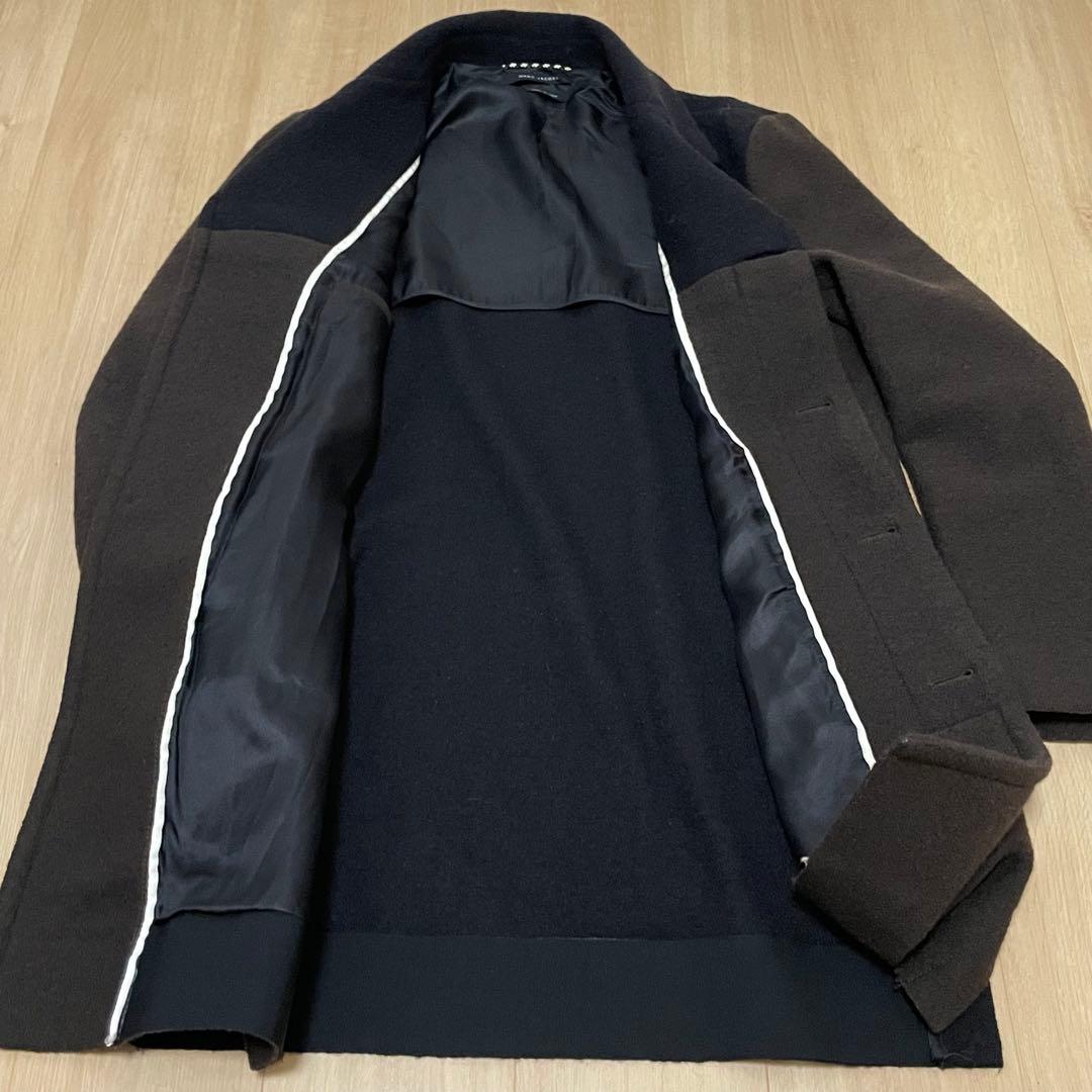 【美品】マークジェイコブス　チェスターコート　ダークブラウン ブラック