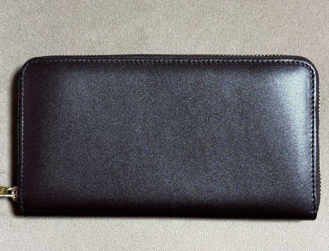 ウォレットコムデギャルソン ロングクラシックウォレット 長財布 茶色 新品 本物
