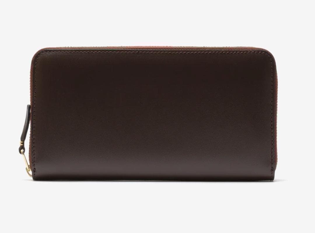 ウォレットコムデギャルソン ロングクラシックウォレット 長財布 茶色 新品 本物