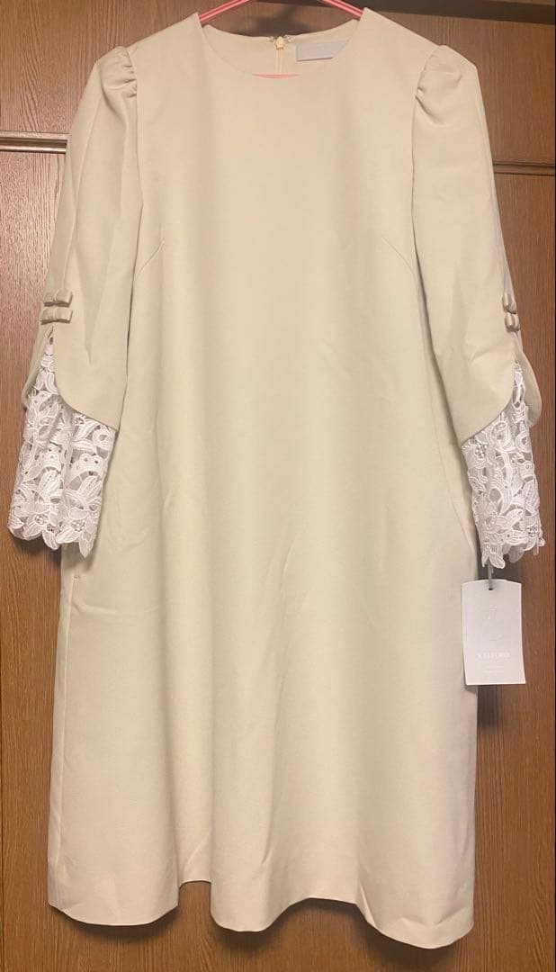 新品タグ付き CELFORD セルフォード レースカフドレス 36