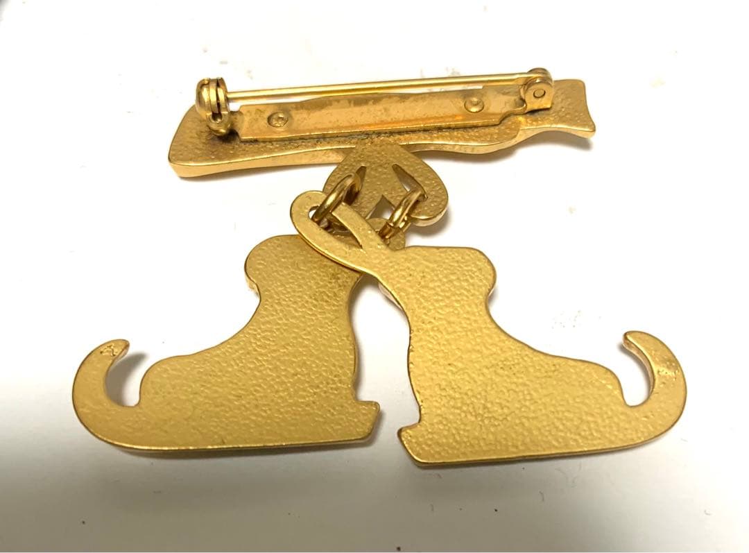 F*n様 エルメス HERMES スケートシューズ ブローチ スケート靴 ゴール