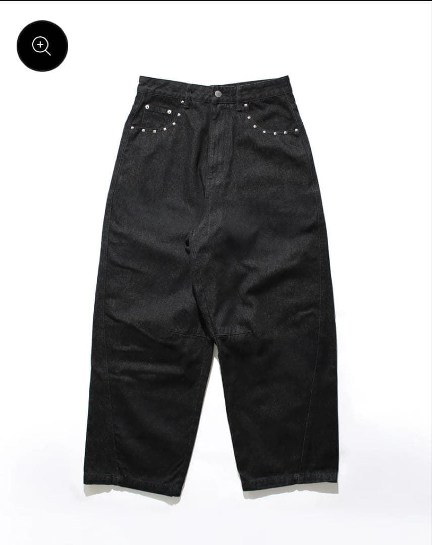 NOREMID GIRL RIGID DENIM ブラック