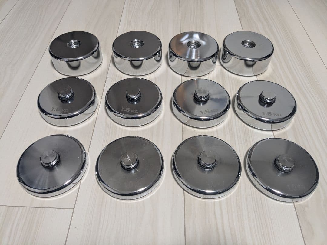 Northdeer可変式ダンベル（最大10KG）収納+シャフト付