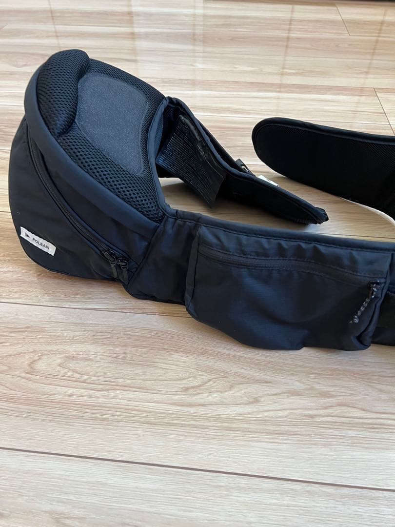 【美品】POLBAN ADVANCE ヒップシート 黒 ポルバン アドバンス