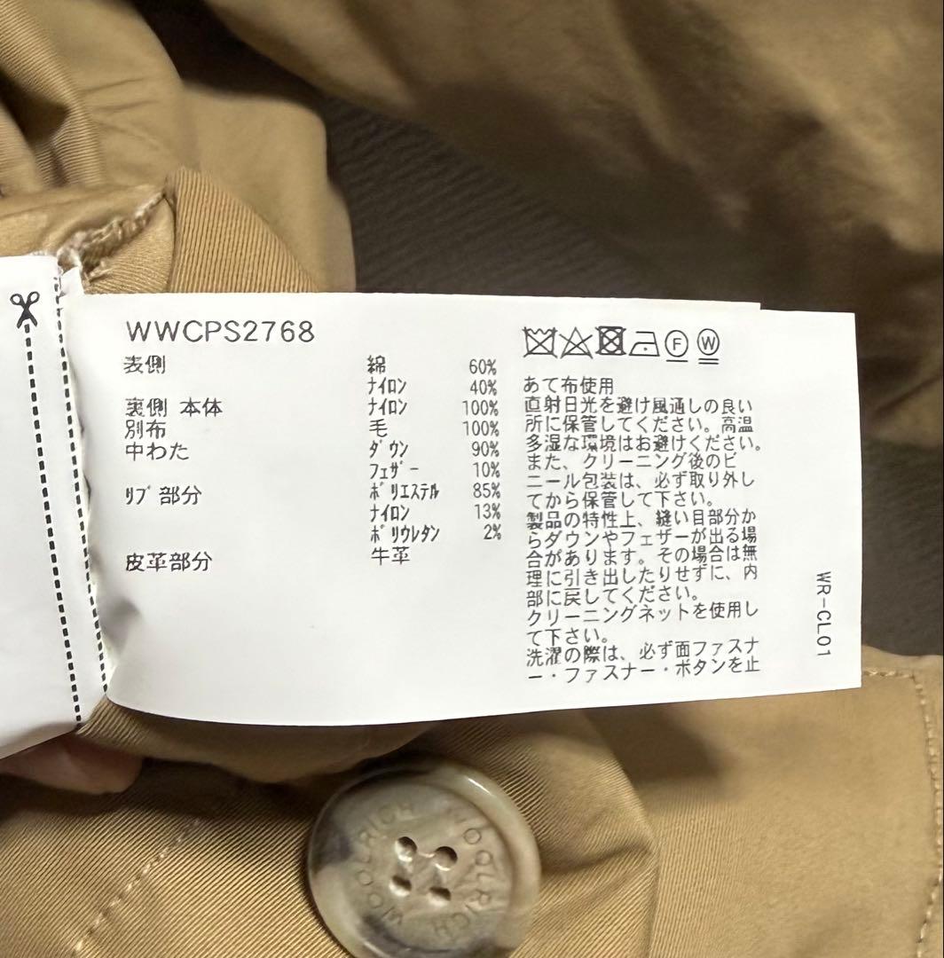 国内正規品 WOOLRICH リバーシブルダウンパーカー NF ウールリッチ