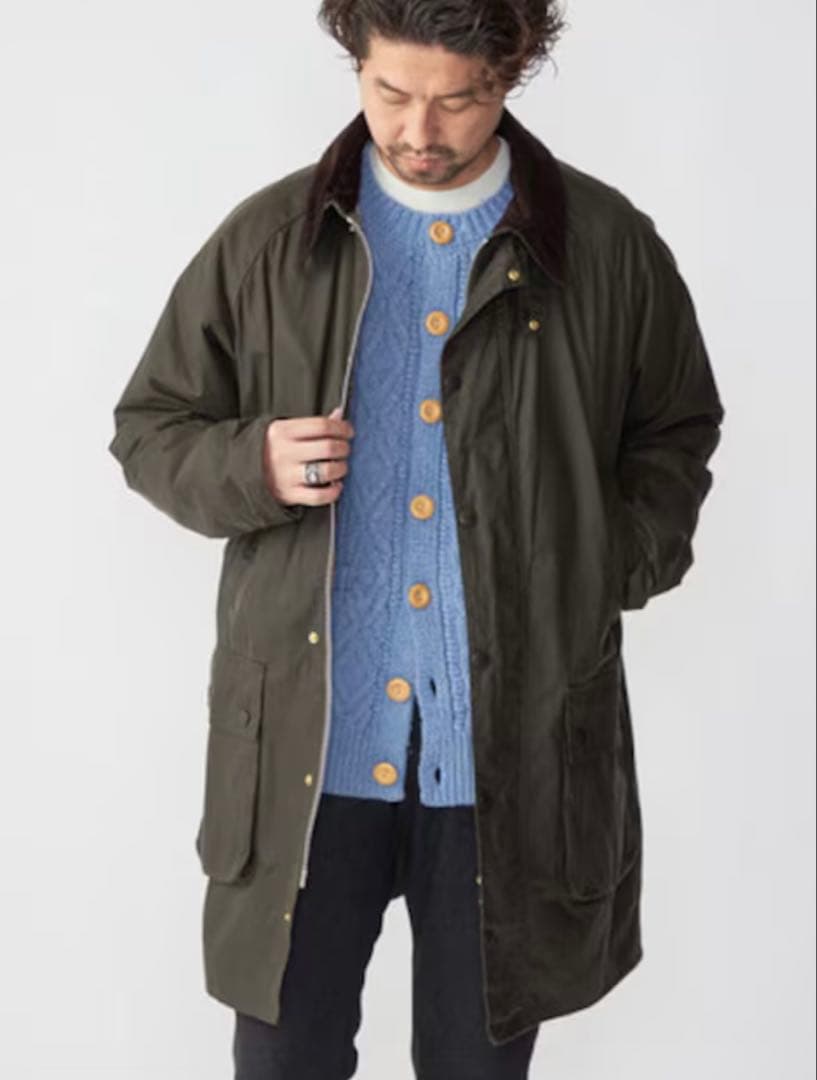 Barbour ゲームフェア シップス別注 38 オリーブ