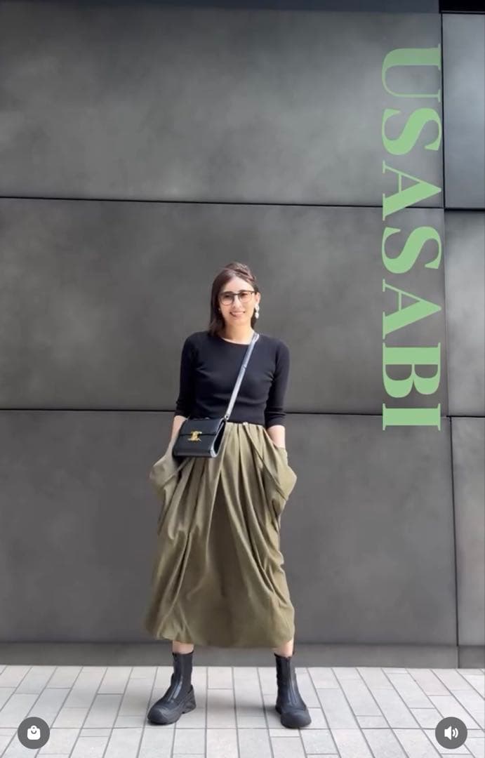 アンナンバーunnumber【MUSASABI】ボリュームスカートenfold