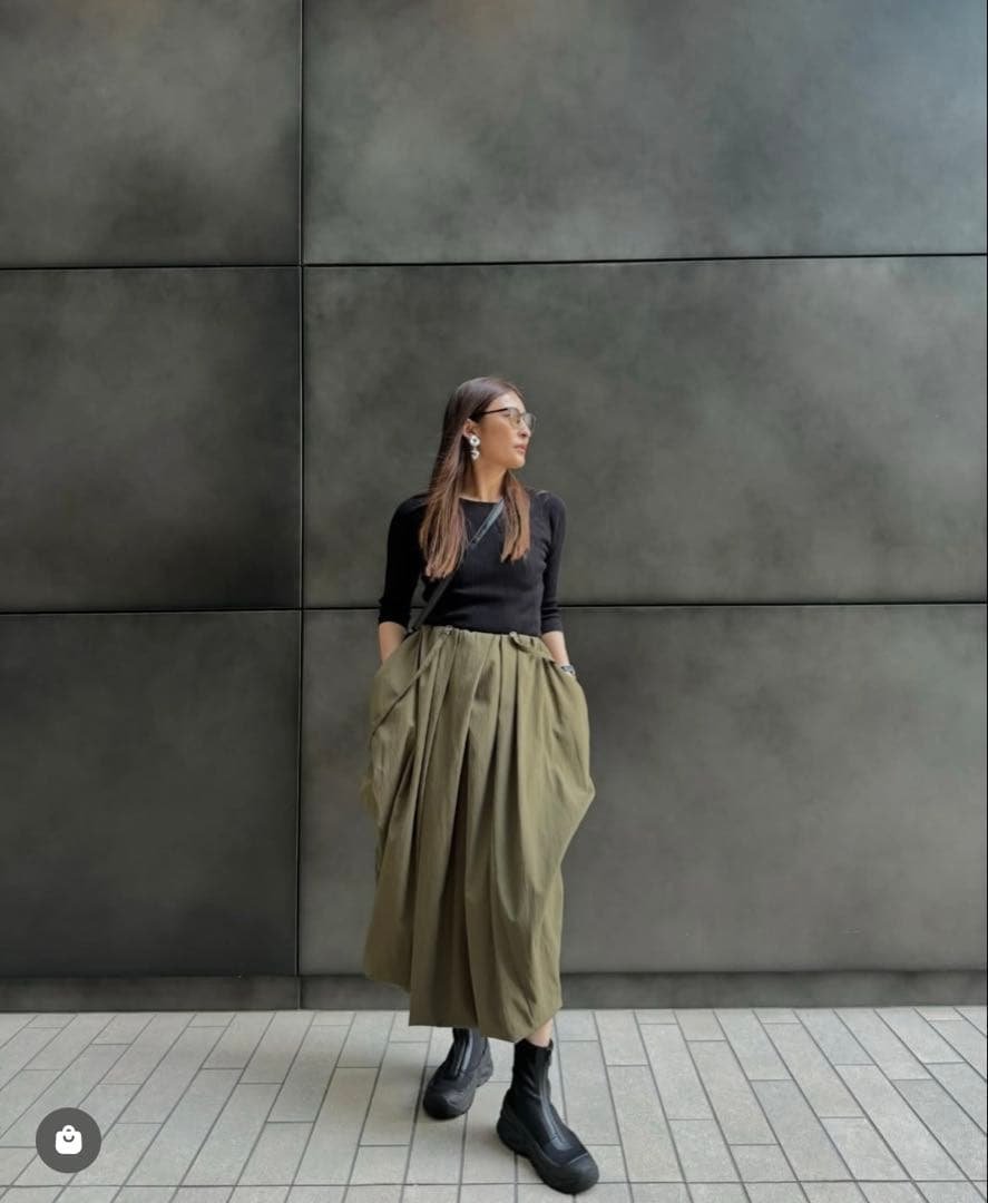 アンナンバーunnumber【MUSASABI】ボリュームスカートenfold