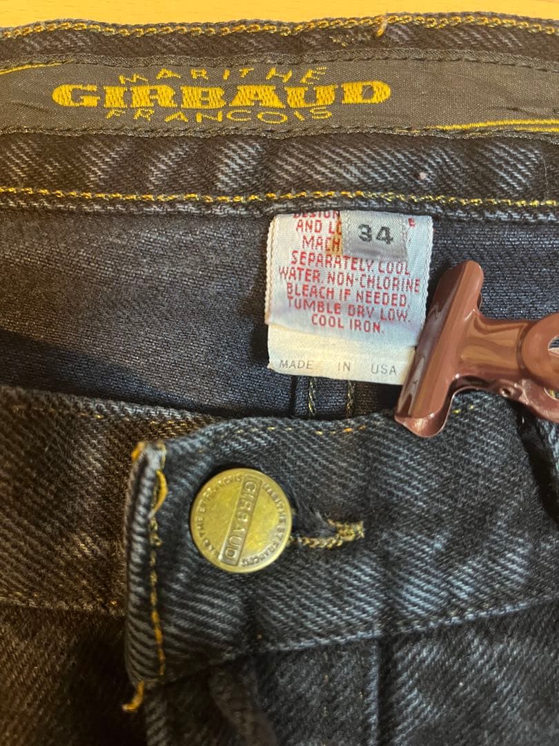 90s USA MARITE FRANCOIS GIRBAUD ブラックデニム