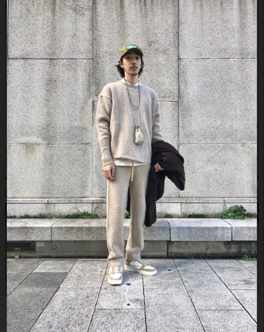 ハラダマニア　メリノウール ニット　セットアップ