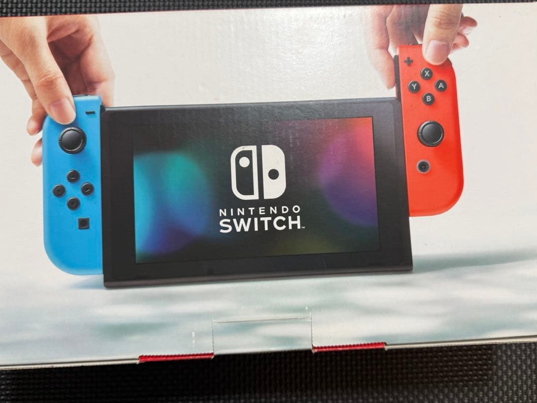 Nintendo Switch 本体 赤/青 箱あり SDカード256GB付き