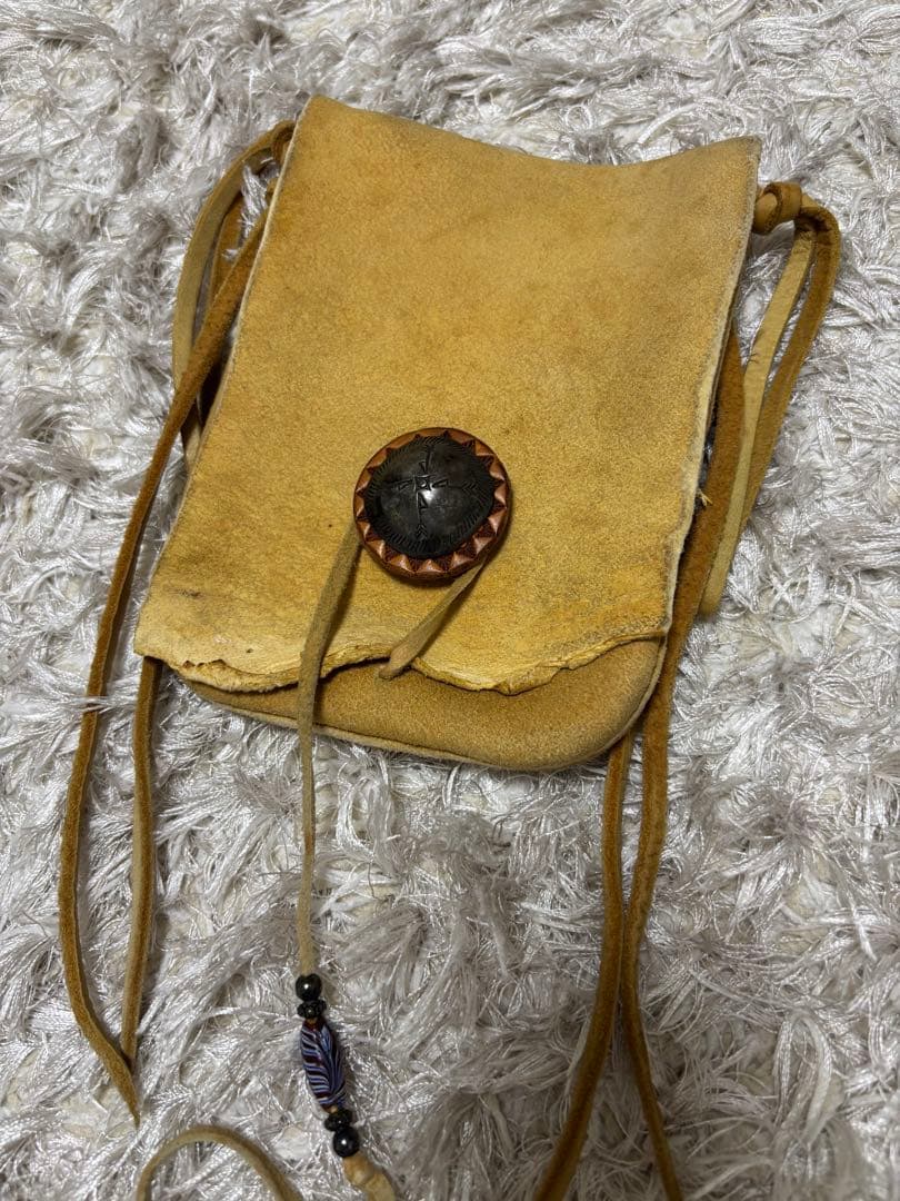 メディスンバッグ コンチョ ベルトポーチ 本革 ハンドメイド 日本製