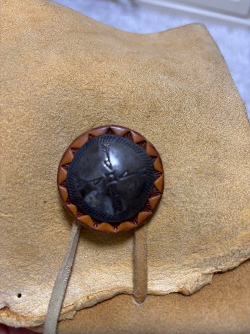 メディスンバッグ コンチョ ベルトポーチ 本革 ハンドメイド 日本製