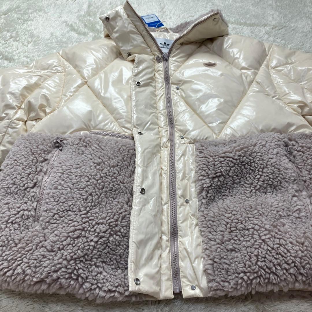 新品タグ付　アディダス　ダウン シェルパミックス ジャケット　大きいサイズ　XL