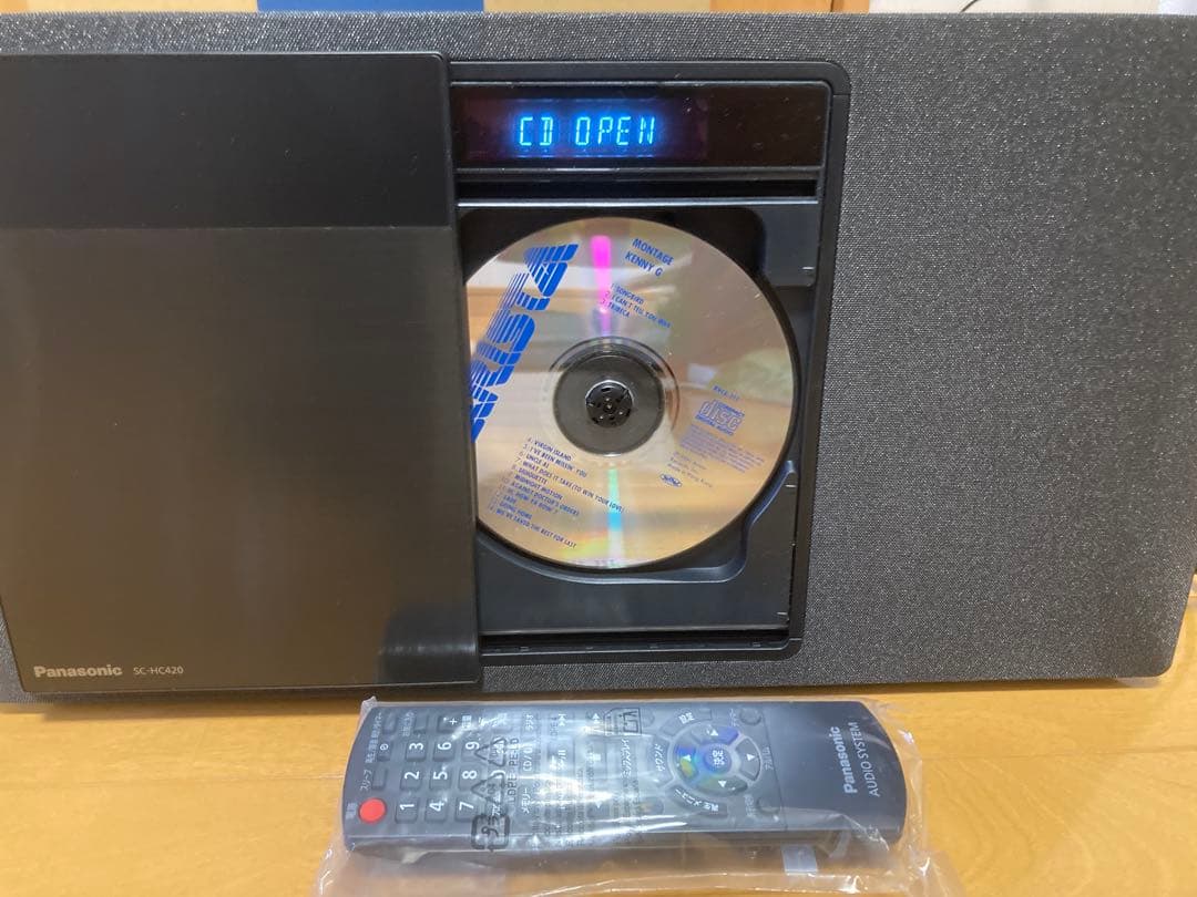 【新品同様】Panasonic コンパクトステレオシステム SC-HC420-K