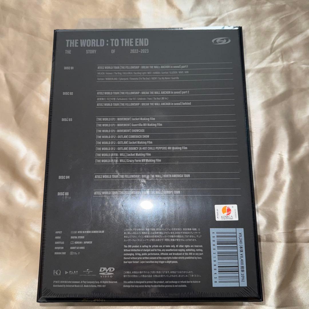 K-POP・アジア ATEEZ THE WORLD: TO THE END DVD
