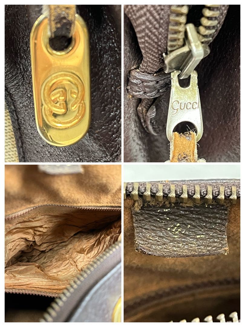 GUCCI PVC ハンドバッグ ヴィンテージ　オールドグッチ ボストン