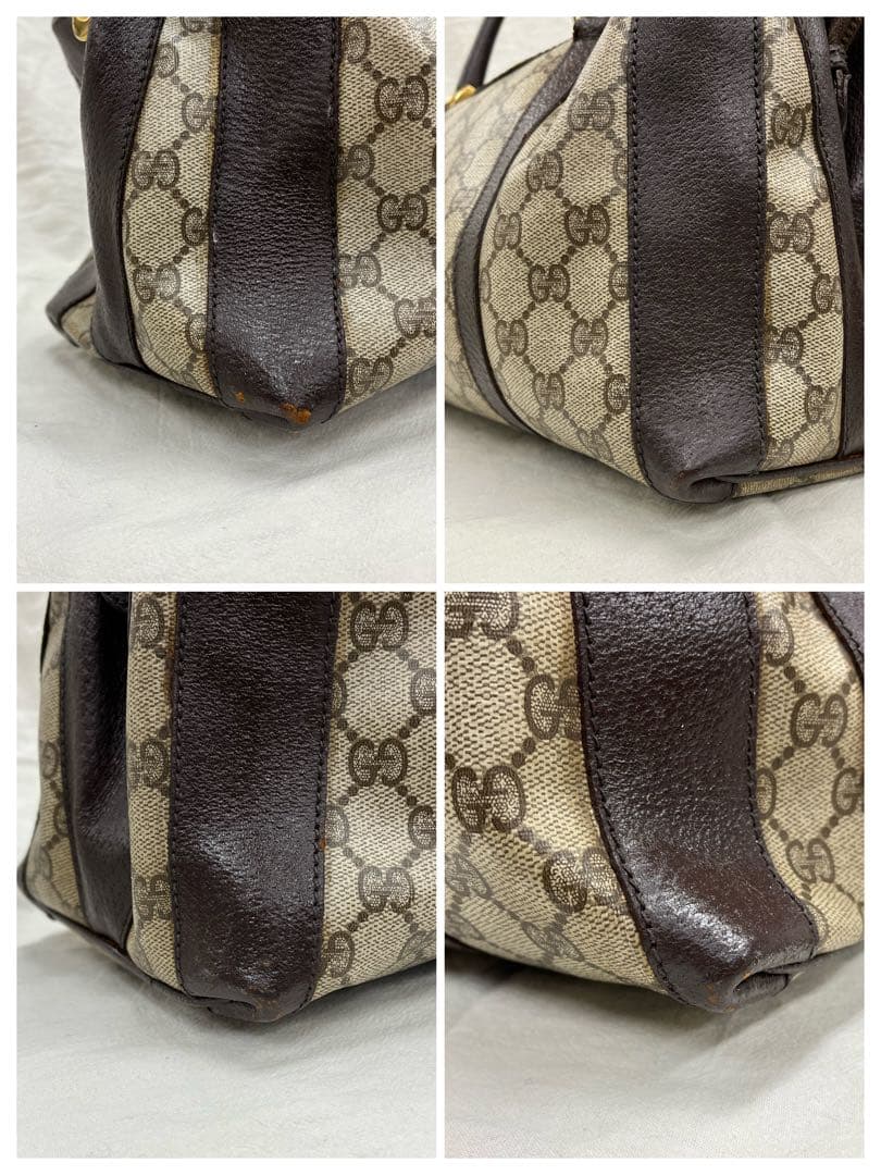 GUCCI PVC ハンドバッグ ヴィンテージ　オールドグッチ ボストン