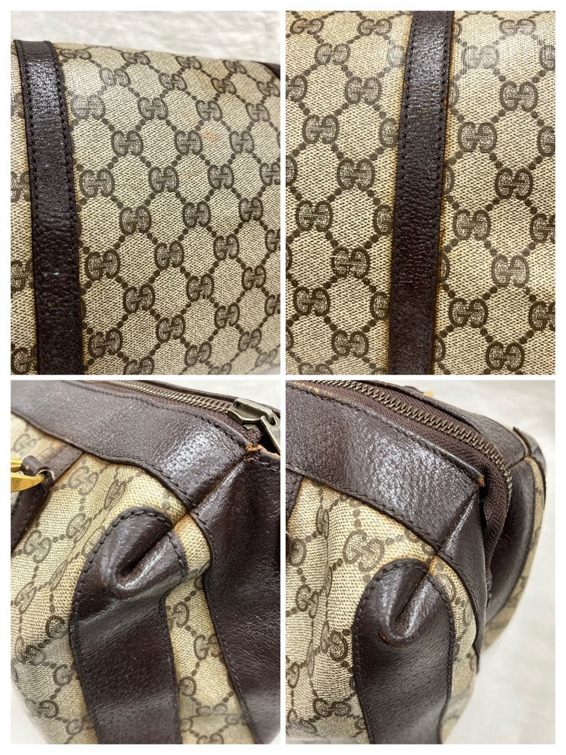 GUCCI PVC ハンドバッグ ヴィンテージ　オールドグッチ ボストン