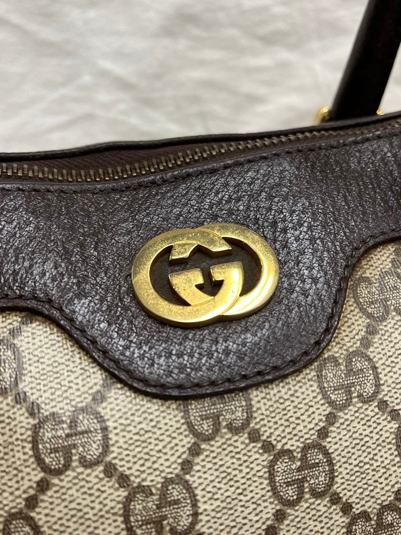 GUCCI PVC ハンドバッグ ヴィンテージ　オールドグッチ ボストン