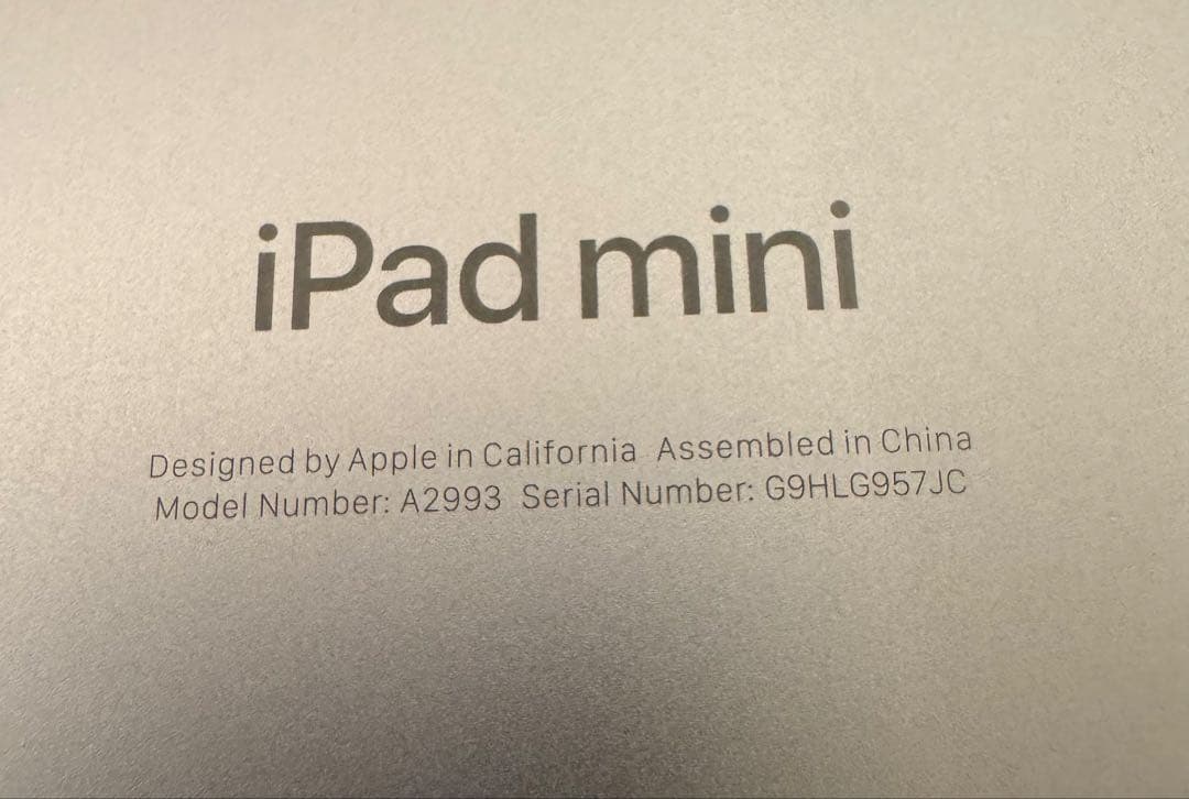 か*ん様 iPad mini Wi-Fiモデル128GB パープルApple P