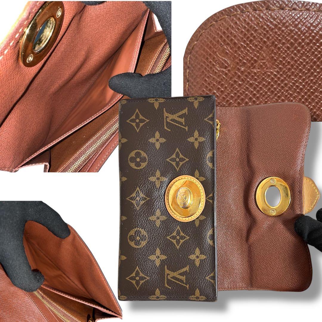 ルイヴィトン　ポルトフォイユ　ボエシ　長財布　モノグラム　ターンロック