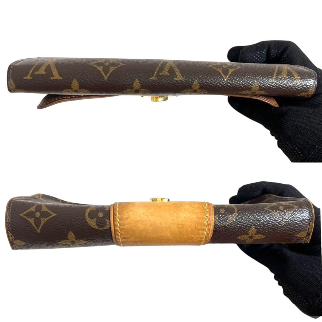 ルイヴィトン　ポルトフォイユ　ボエシ　長財布　モノグラム　ターンロック