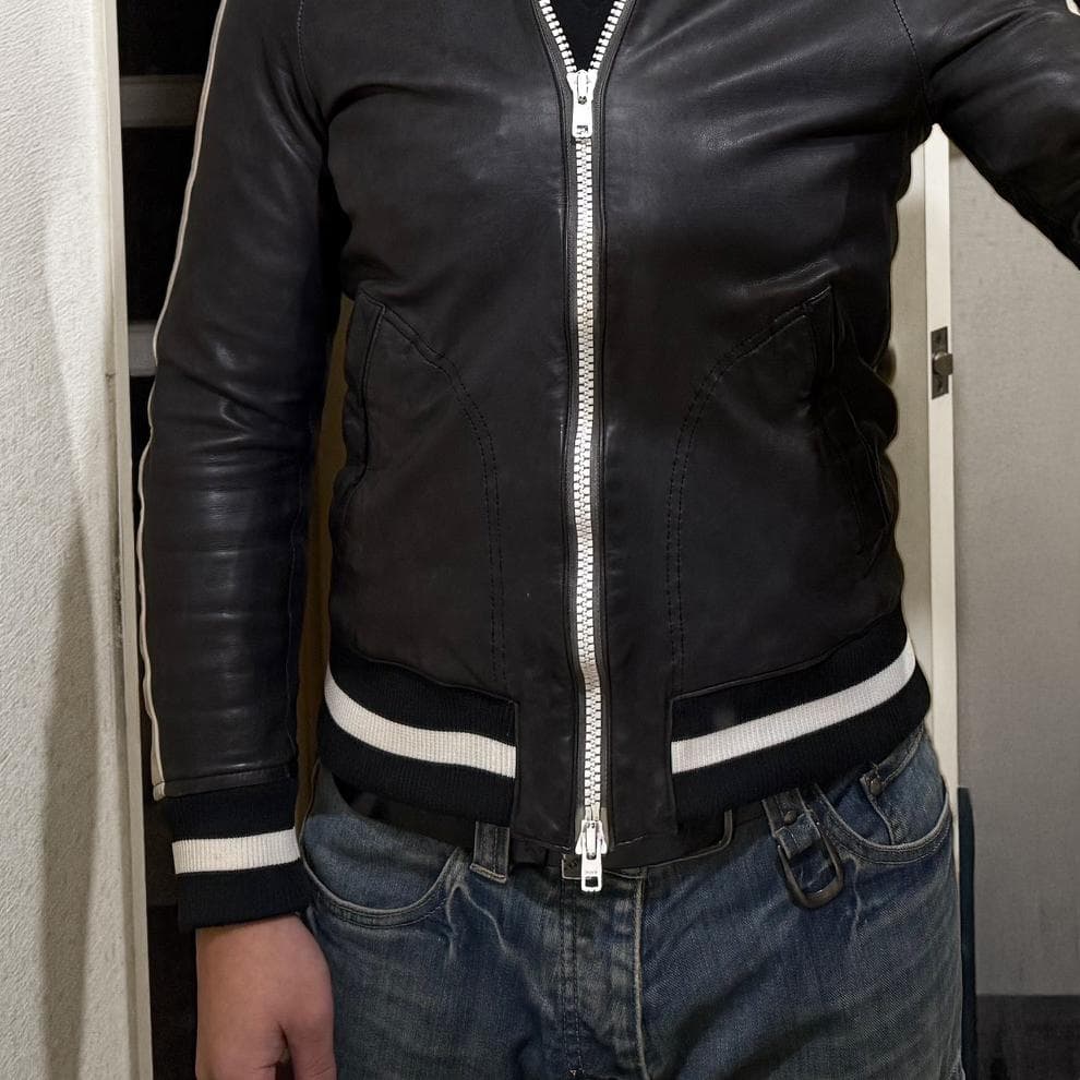 ISAMU KATAYAMA BACKLASH レザージャージ XSサイズ