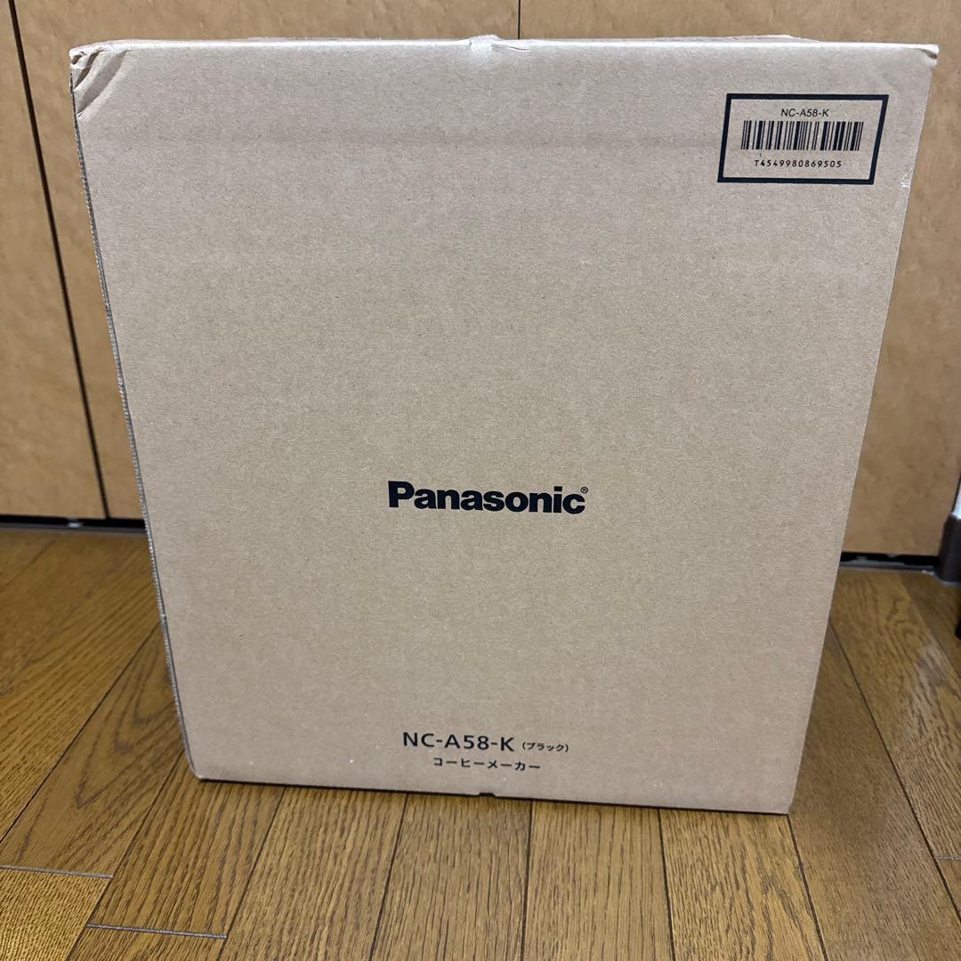 【新品未開封】Panasonic NC-A58-K コーヒーメーカー