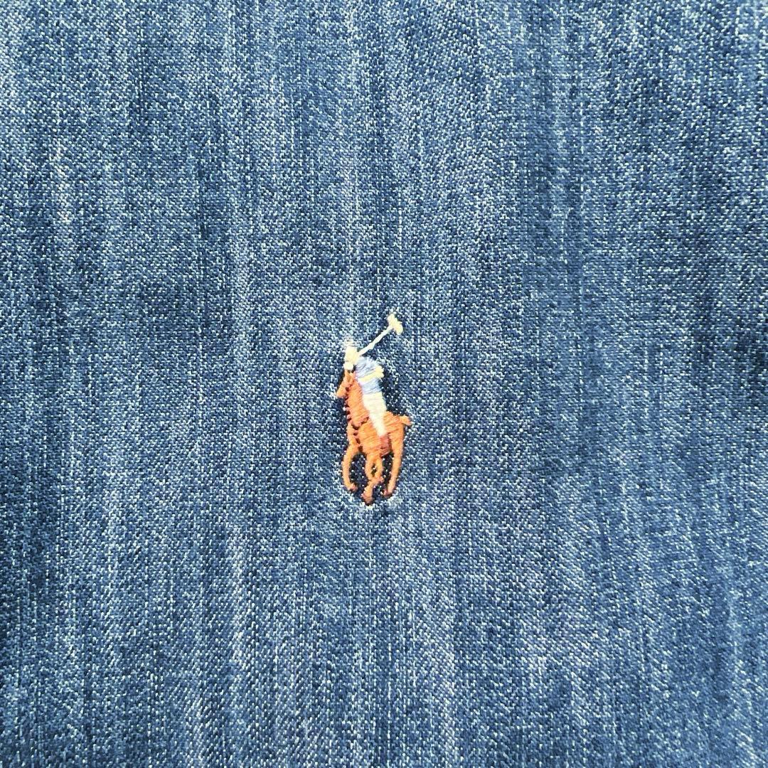 ポロラルフローレン　クラシックフィット シャンブレーシャツ　22年製　M