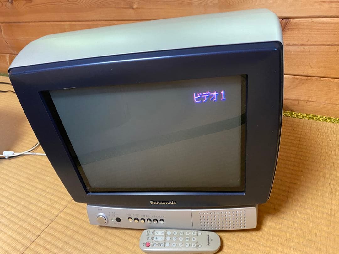 Panasonic ブラウン管テレビ TH-15FR2-s 15インチ　シルバー