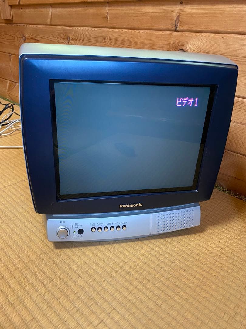 Panasonic ブラウン管テレビ TH-15FR2-s 15インチ　シルバー