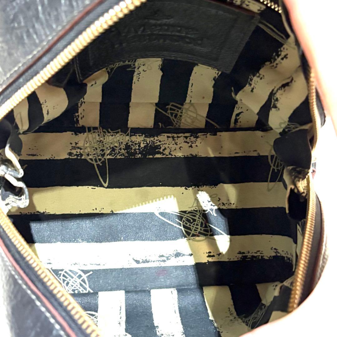 【美品】ヴィヴィアンウエストウッド ミニリュック EXECUTIVE レザー 黒