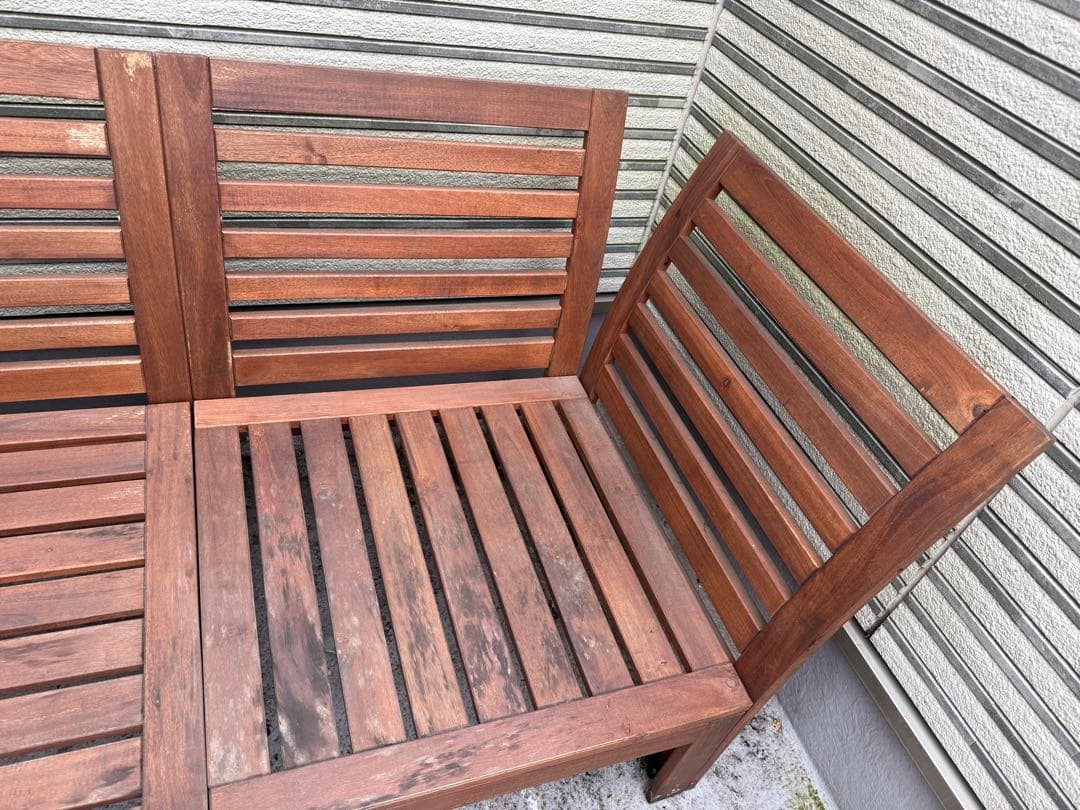 IKEA 屋外用イージーチェアほか、クッションのセット