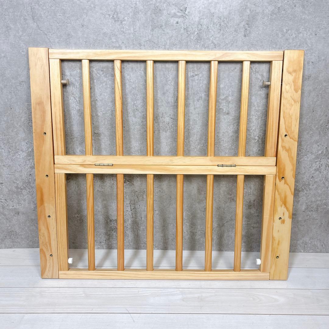 【状態良好】大和屋 yamatoyaトール Wオープン ベビーベッド ナチュラル