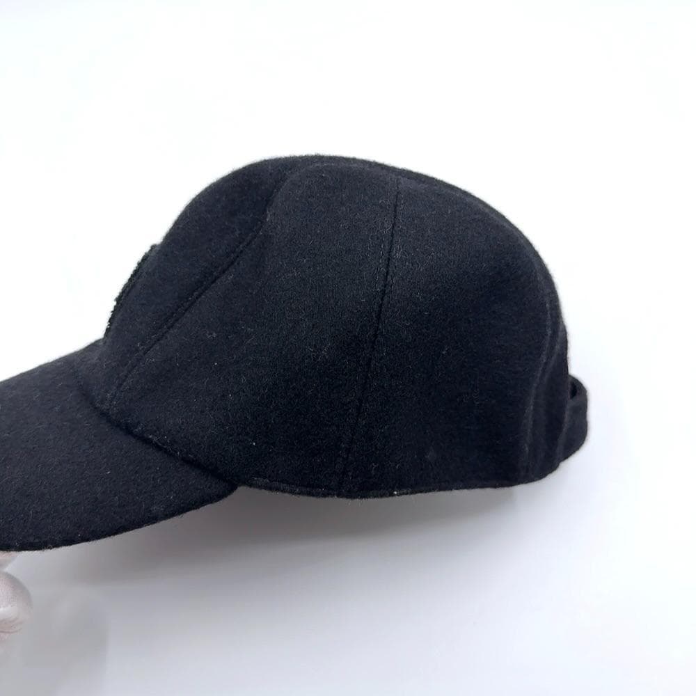 ◇エルメス◇ウール/セリエ/キャップ/帽子/ブランド/ブラック