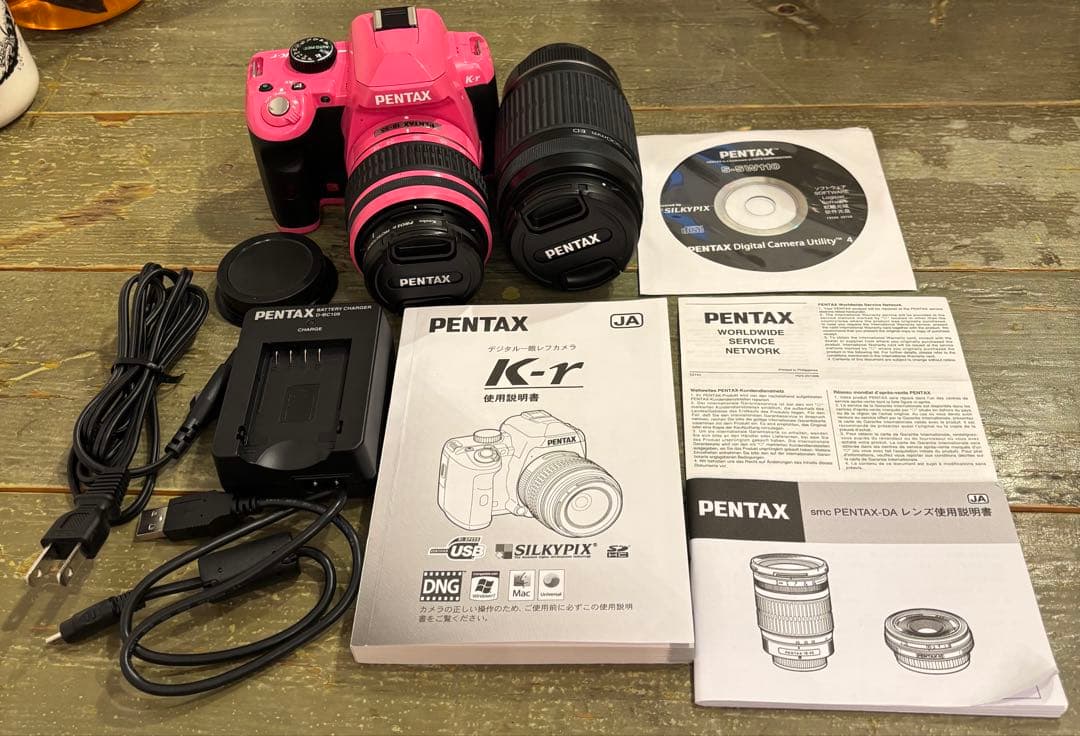 ペンタックス K-r デジタル一眼レフカメラ PENTAX ピンクモデル