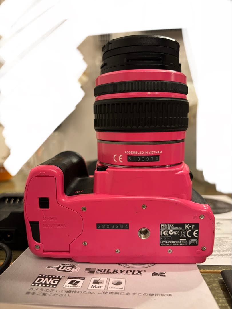 【希少ピンク】PENTAX K-r デジタル一眼レフ レンズキット