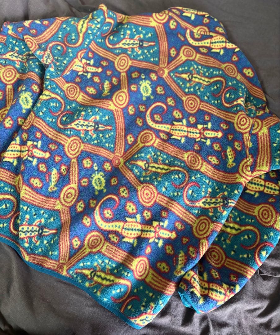 patagonia パタゴニア ワニ柄 シンチラ スナップT 90S 総柄