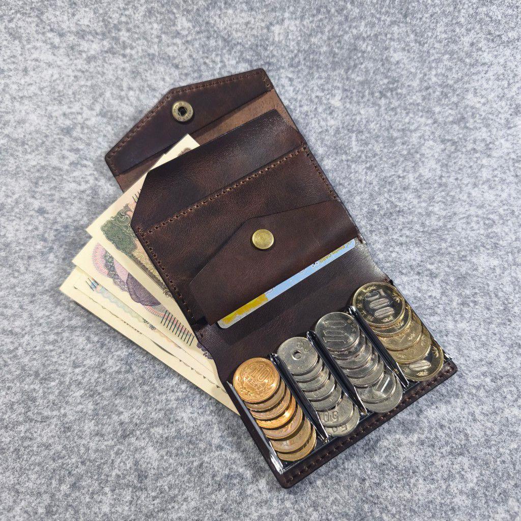 キャッチャー　財布　ハンドメイド　レザー　クラフト