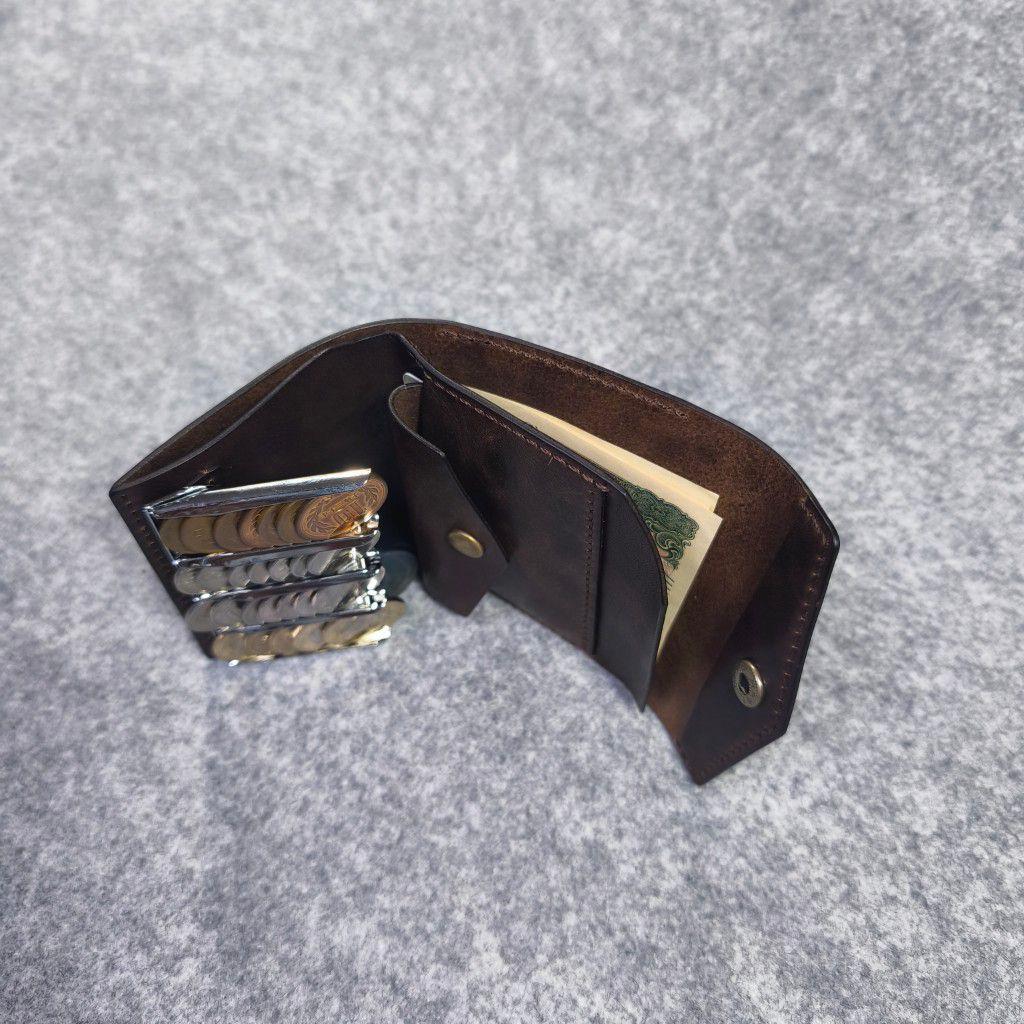 キャッチャー　財布　ハンドメイド　レザー　クラフト