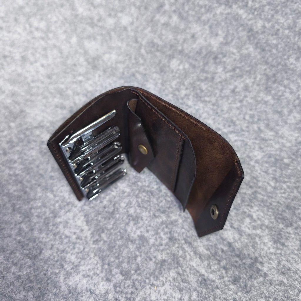 キャッチャー　財布　ハンドメイド　レザー　クラフト